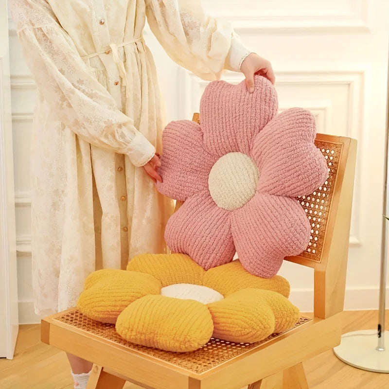 Corduroy Bloom Lounge Pude – Blød Retrokomfort Puder & Puder Tech Butik