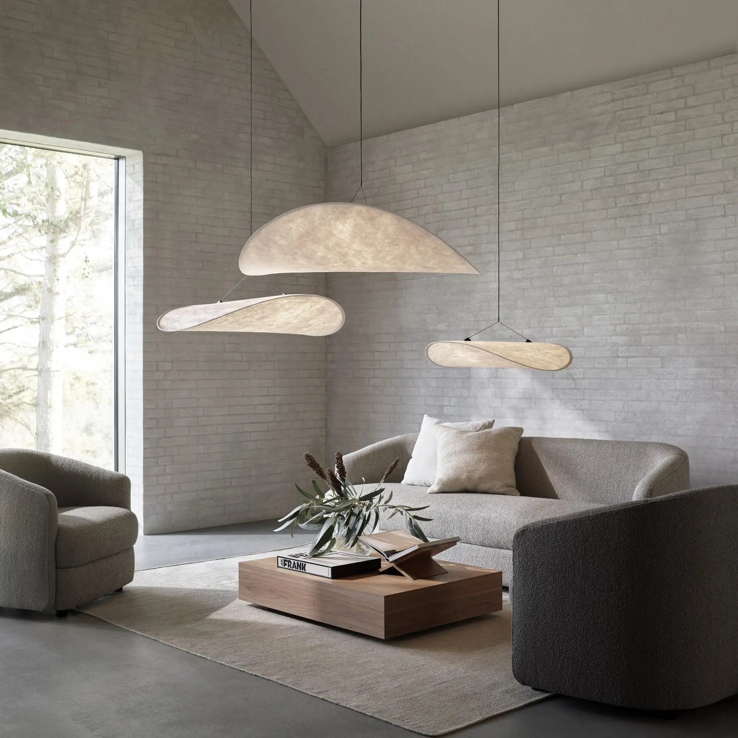 Skyinspireret Moderne Loftslampe til Elegante Rum Pendellampe Tech Butik