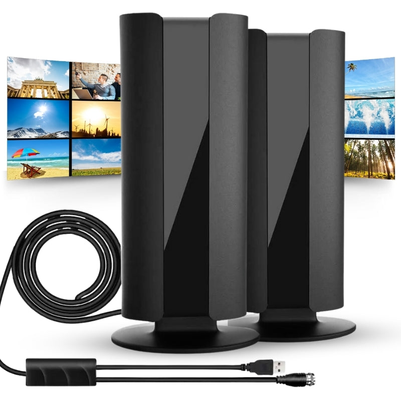 Premium Indendørs Antenne – 360 Mil Rækkevidde for Overlegen Signal og Skarp HDTV-Modtagelse Indoor TV Antenna Tech Butik
