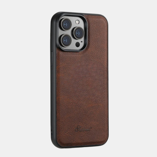 Premium Læder Mobilcover – Kortlomme & MagSafe-kompatibel Mobiltelefontilbehør Tech Butik