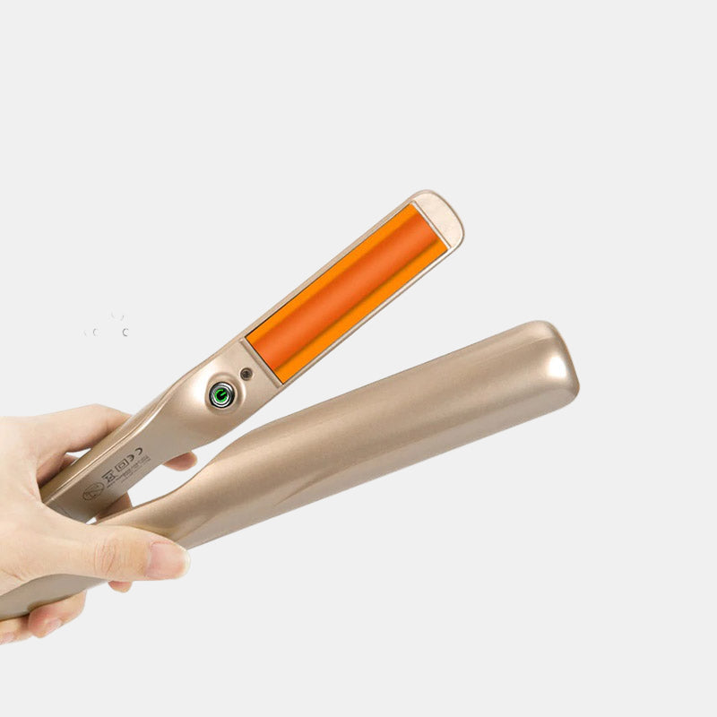 Professionel 2-i-1 Hårstyler Med Keramiske Plader Til Smukke Krøller Hårstyling Tech Butik