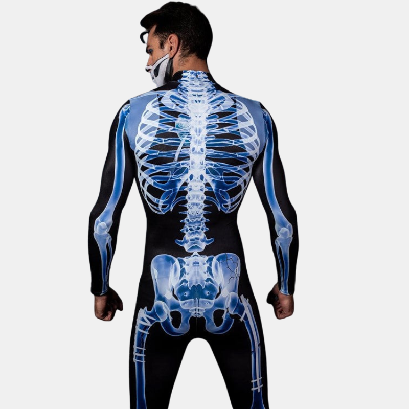 Røntgen Halloween-kostume – Uhyggeligt skeletlook Kostumer Tech Butik