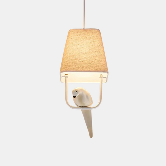 Rattan Pendel Lampe – Skandinavisk Design til Hygge i Hjemmet Belysning Tech Butik 1 Fugle Varm Hvid