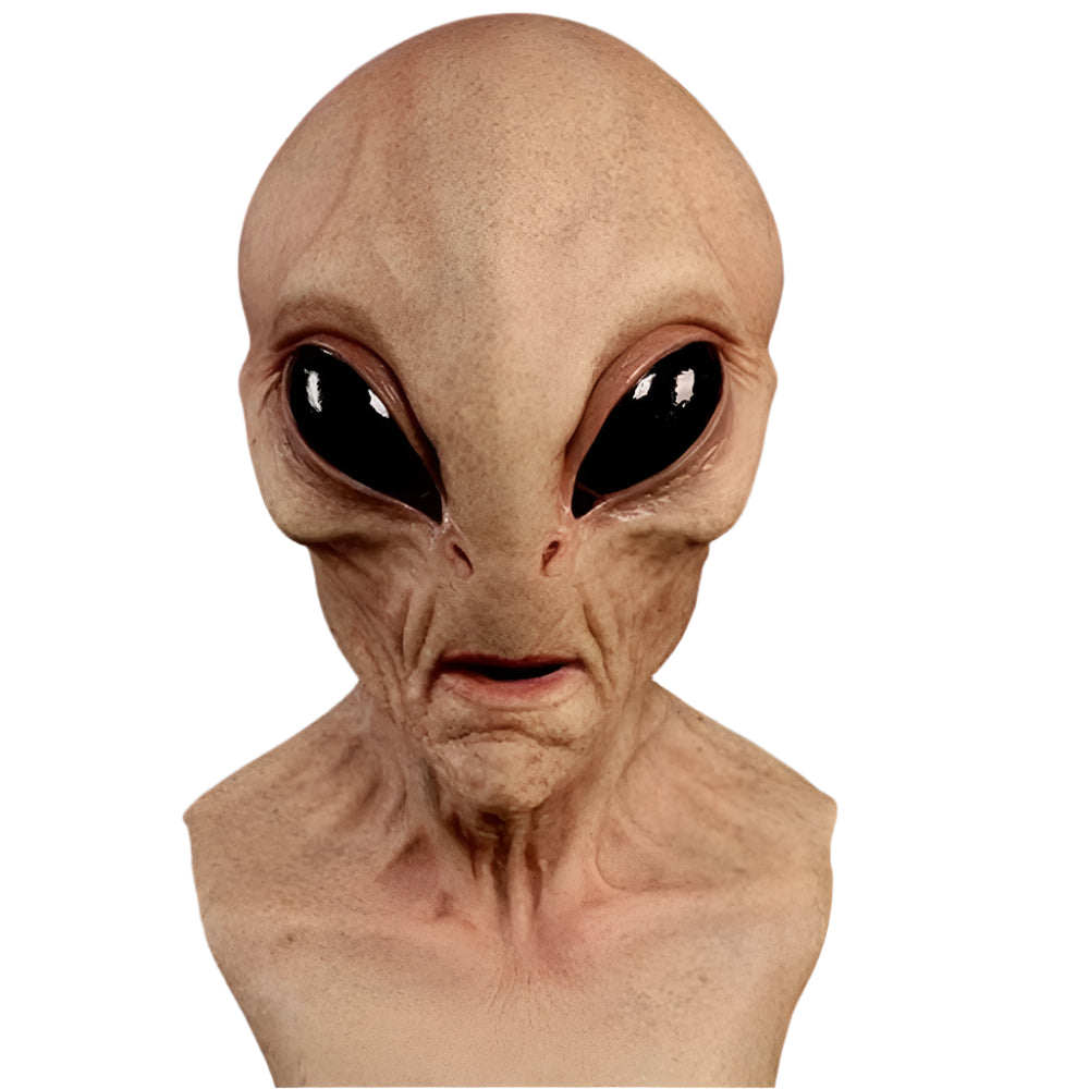 Udenjordisk Alien-maske – Uhyggeligt Halloween-kostume-tilbehør Kostumer og tilbehør Tech Butik