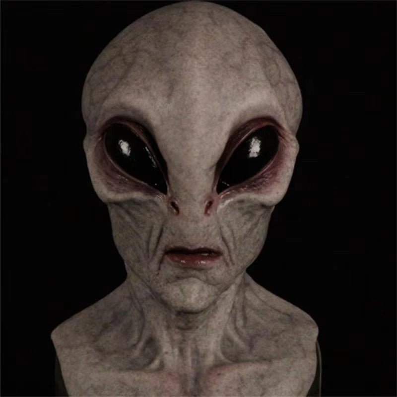 Udenjordisk Alien-maske – Uhyggeligt Halloween-kostume-tilbehør Kostumer og tilbehør Tech Butik 3