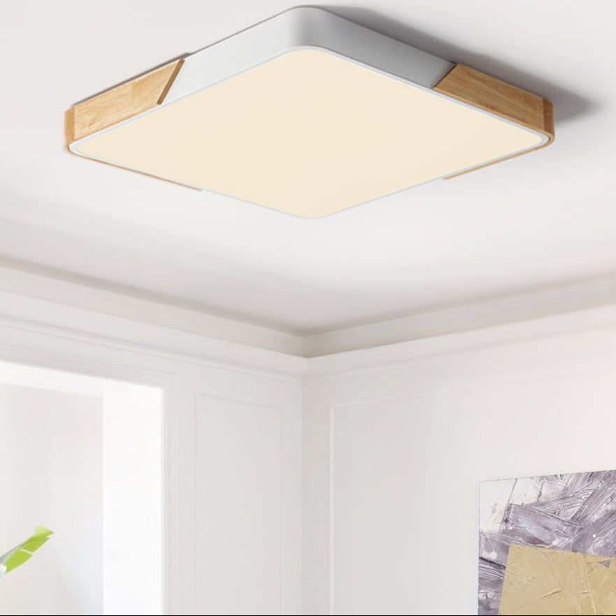 Rektangulær Dæmpbar LED Loftlys til Køkken og Stue – Energibesparende Belysning Flush Mount Lys Tech Butik