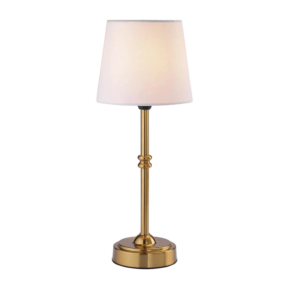 Retro Trådløs Bordlampe med Justerbar Lysstyrke Bærbar LED Belysning til Indendørs & Udendørs Brug Bordlamper Tech Butik