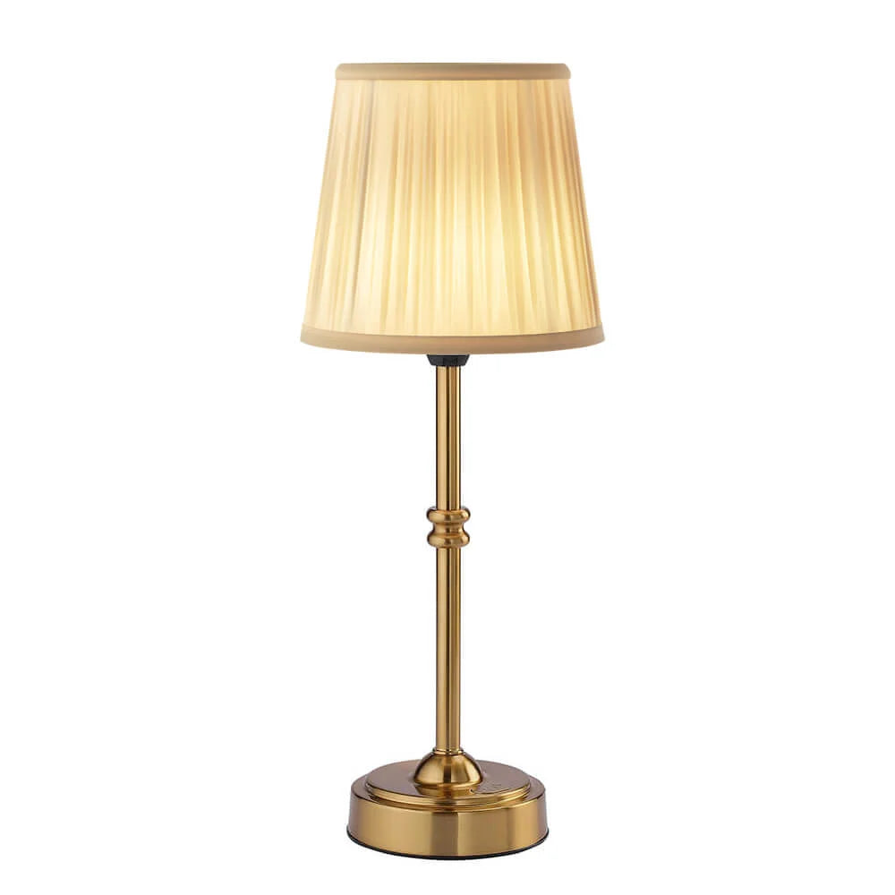 Retro Trådløs Bordlampe med Justerbar Lysstyrke Bærbar LED Belysning til Indendørs & Udendørs Brug Bordlamper Tech Butik