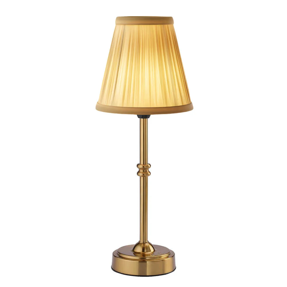 Retro Trådløs Bordlampe med Justerbar Lysstyrke Bærbar LED Belysning til Indendørs & Udendørs Brug Bordlamper Tech Butik