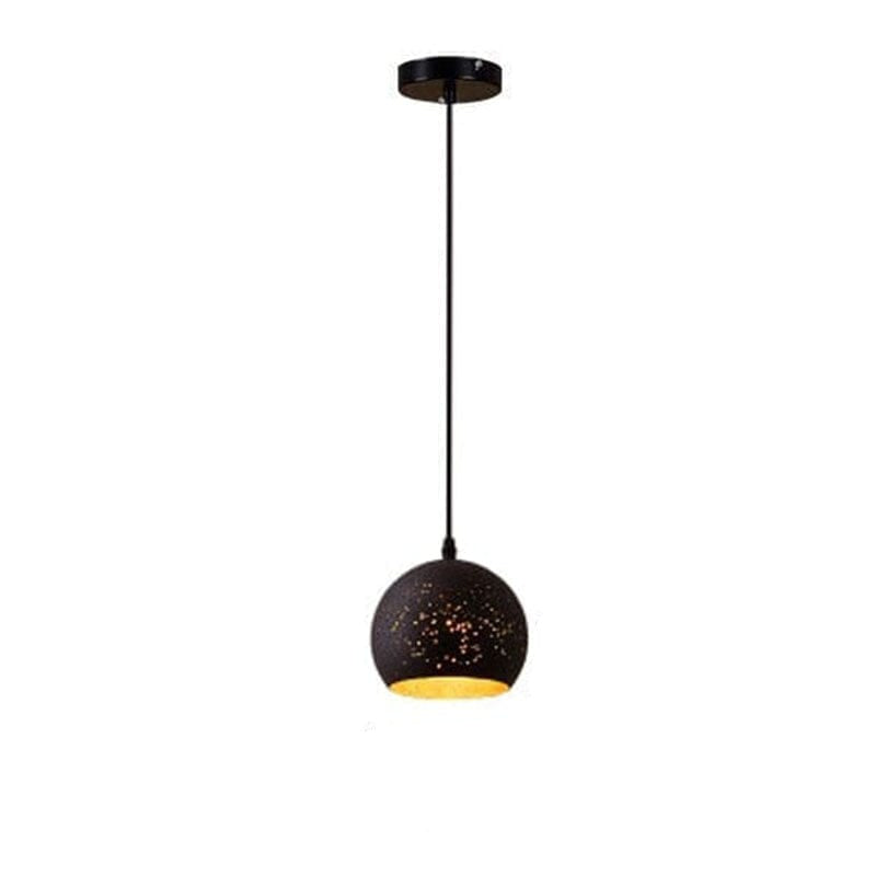 Retro Loft pendellampe med vaseformet udskåret skærm Hængelamper Tech Butik H