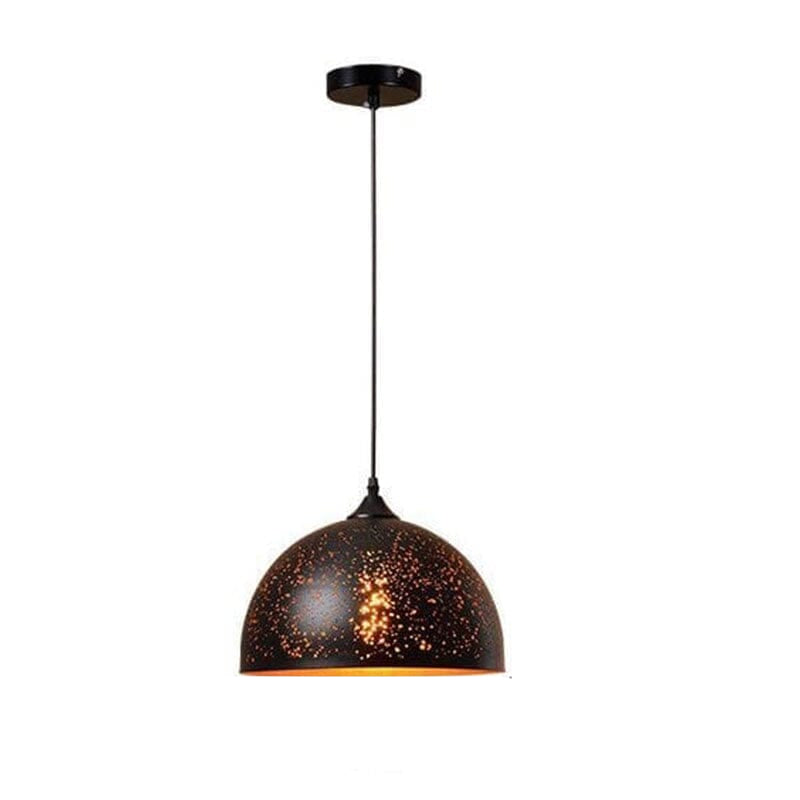 Retro Loft pendellampe med vaseformet udskåret skærm Hængelamper Tech Butik D
