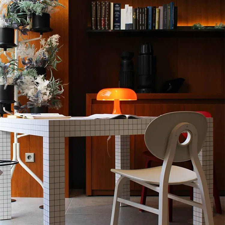 Retro Svamp Bordlampe – Italiensk Design, Hyggelig Atmosfære Belysning Tech Butik