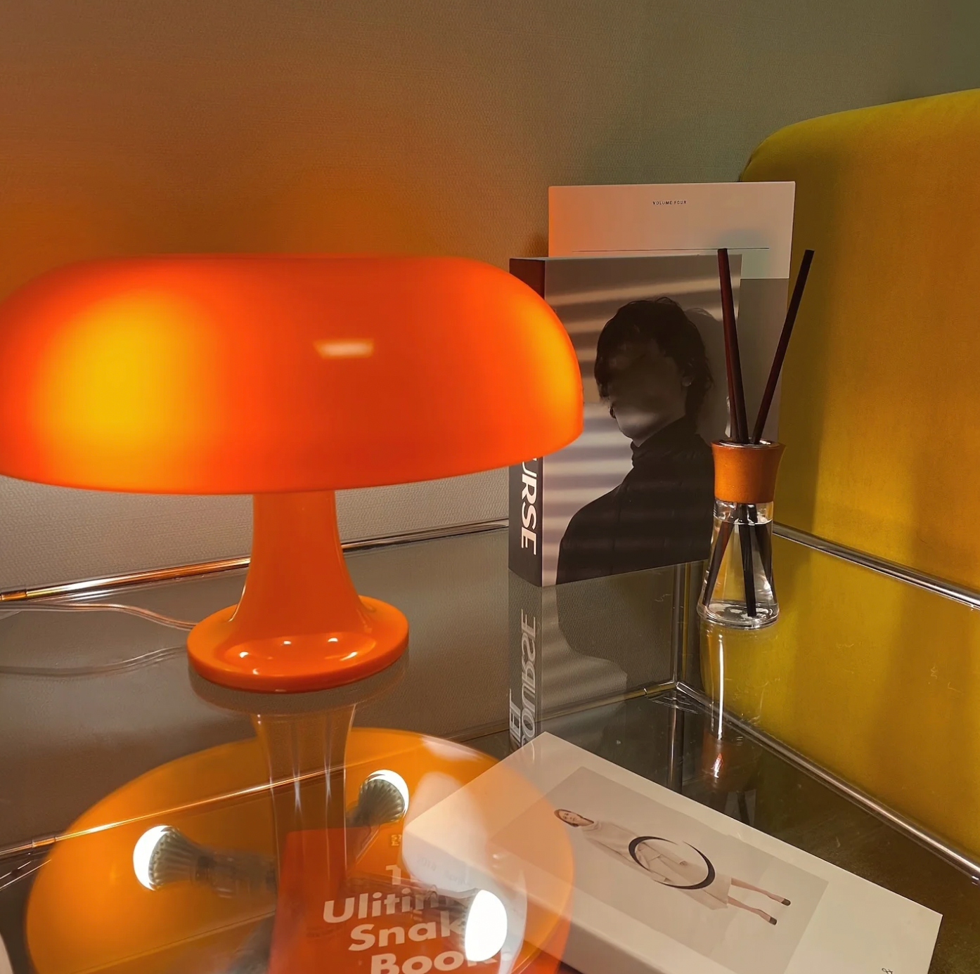 Retro Svamp Bordlampe – Italiensk Design, Hyggelig Atmosfære Belysning Tech Butik