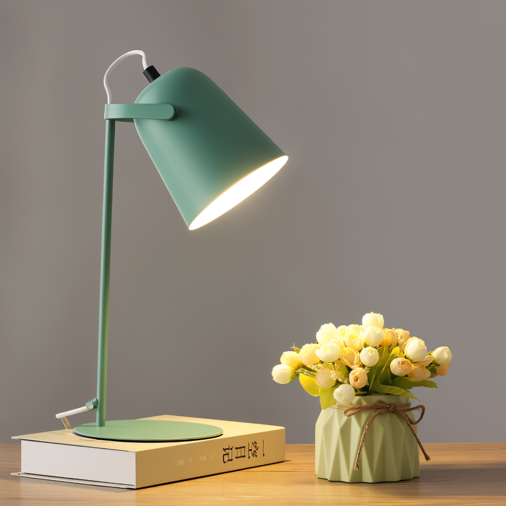 Moderne Drejelig Bordlampe – Øjenvenlig Belysning Bordlamper Tech Butik Grøn