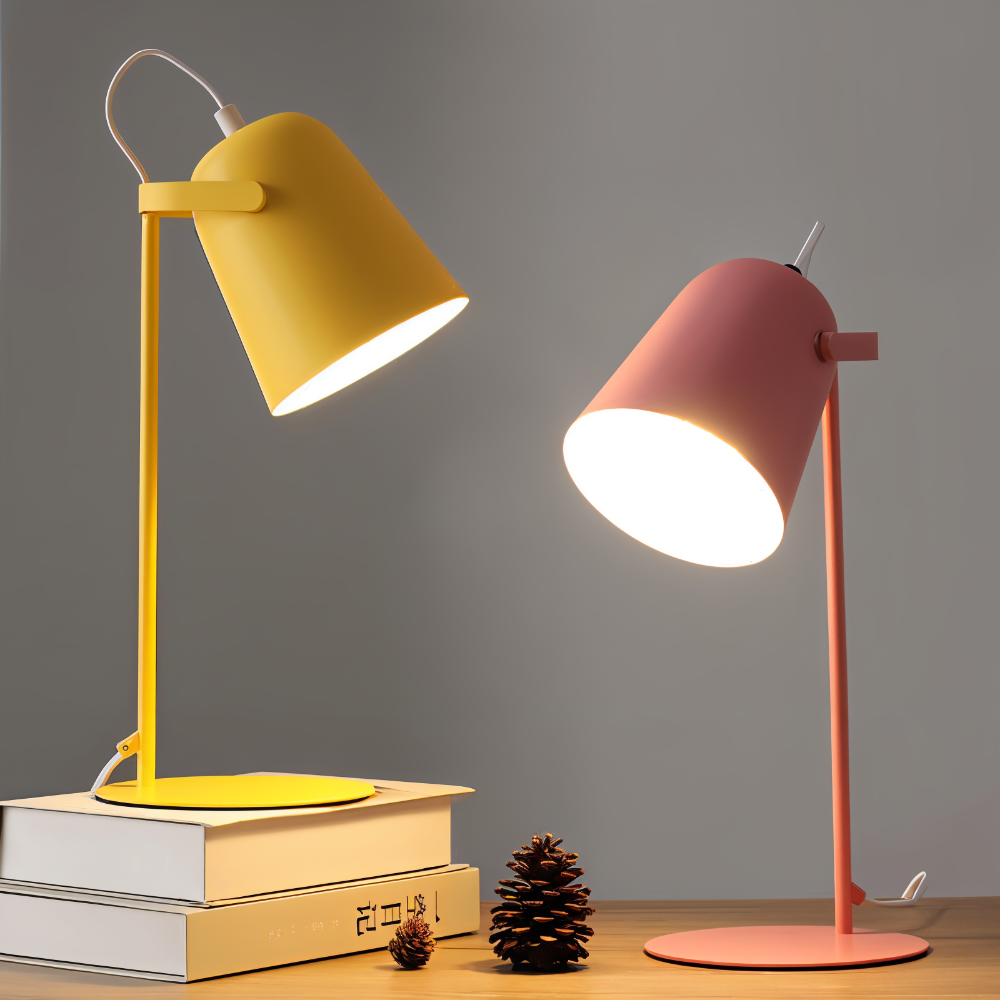Moderne Drejelig Bordlampe – Øjenvenlig Belysning Bordlamper Tech Butik