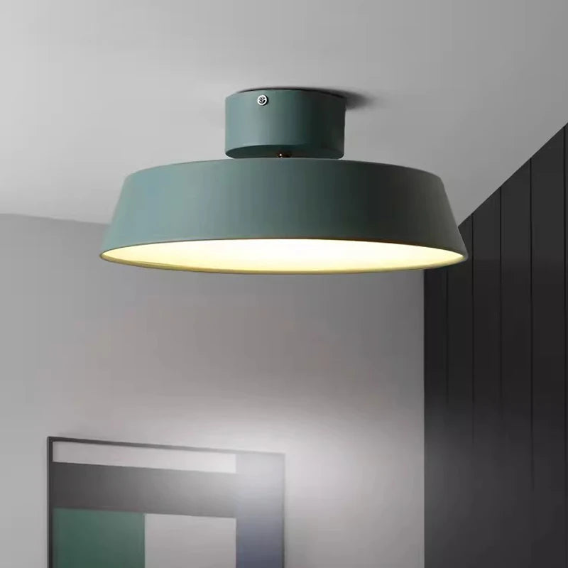 Roterbar LED-Loftlampe – Justerbar & Moderne Loftlamper Tech Butik Grøn 30CM Trikromatisk lys