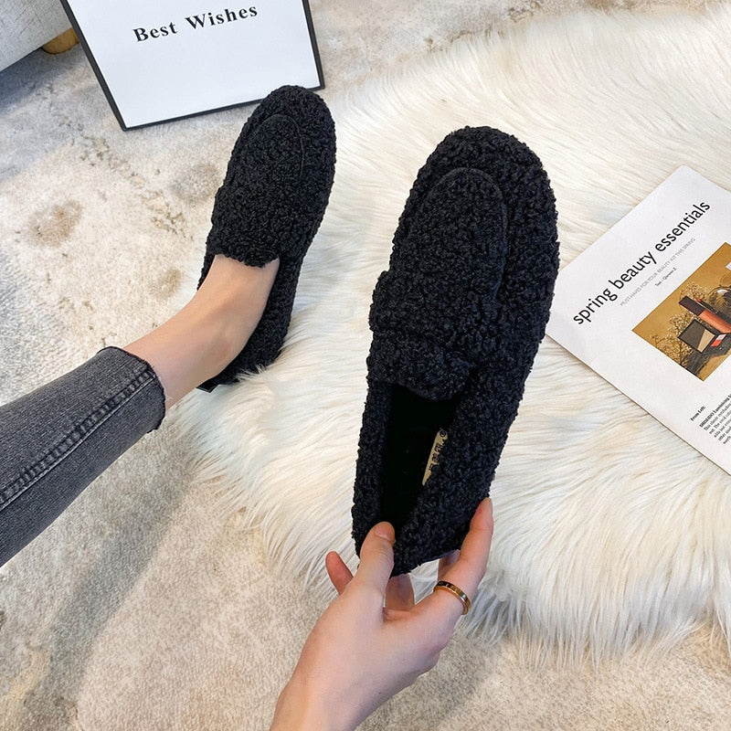 Dame Bløde Moccasins – Hygge Komfort med Skridsikker Sål Flats Tech Butik