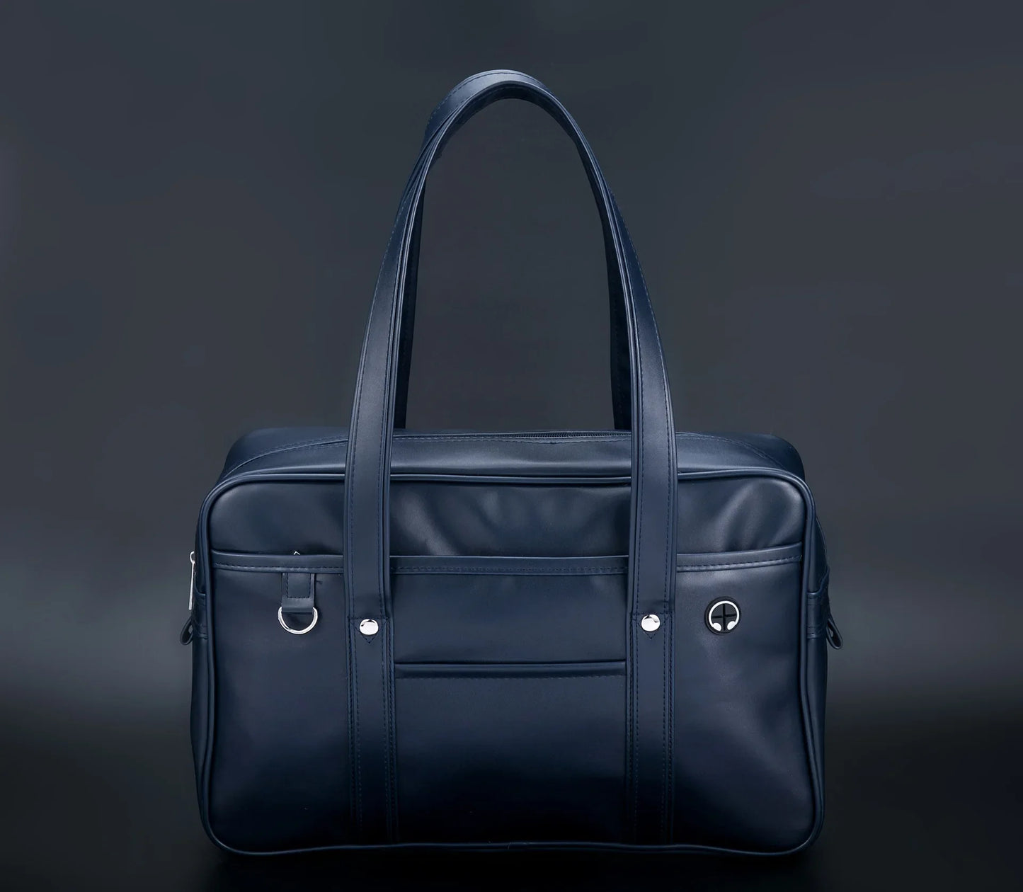 Piger Vandtæt Én-Skulder Skoletaske – Stilfuld, Praktisk og Trendy Crossbody Bag Tech Butik Mørkeblå