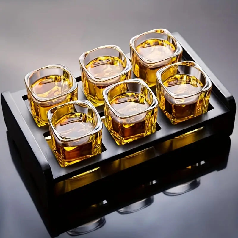Premium Whiskeyglas - Sæt med 6 Styk Drikkevarer Tech Butik Default