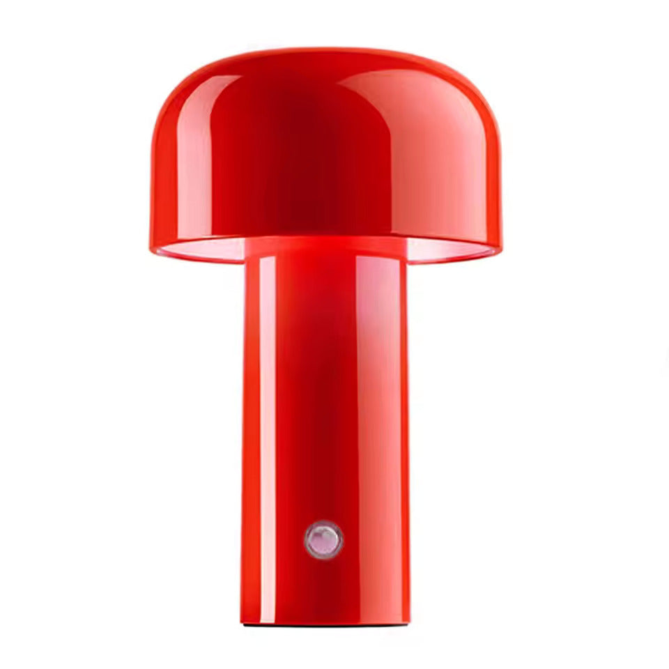 Bærbar USB-opladelig Touch Bordlampe – Moderne Elegance med Fleksibel Belysning decwinner Tech Butik Rød