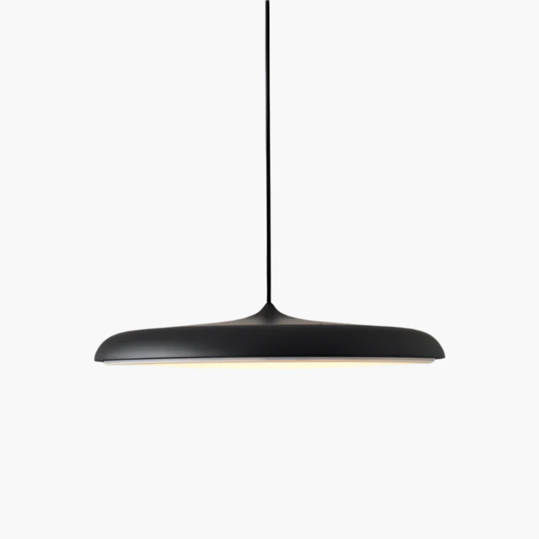Luksus Pendellampe i Skandinavisk Design – Moderne LED Belysning til Hjemmet Belysning Tech Butik Sort 25cm