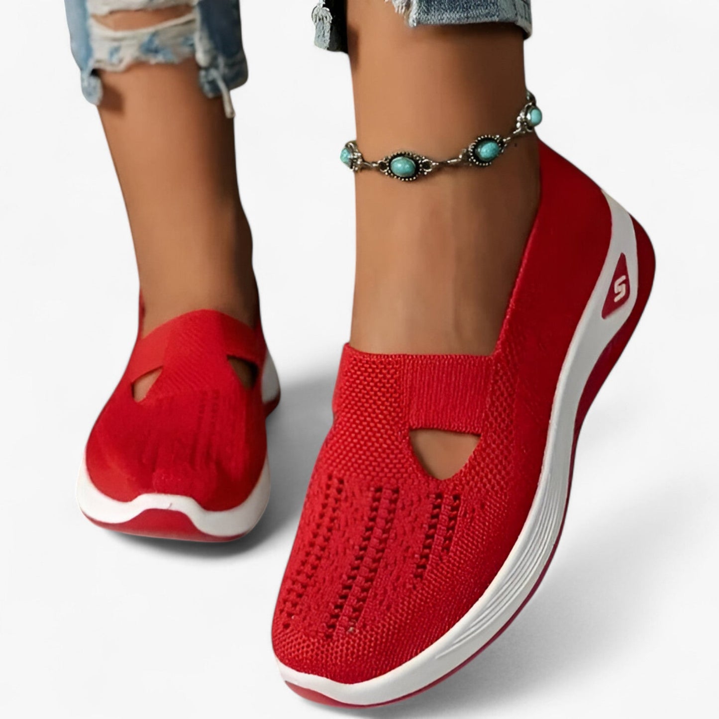 Slip In Sko med Stødabsorberende Såler – Komfortable og Åndbare Slip-On Sko Kvinders sko Tech Butik