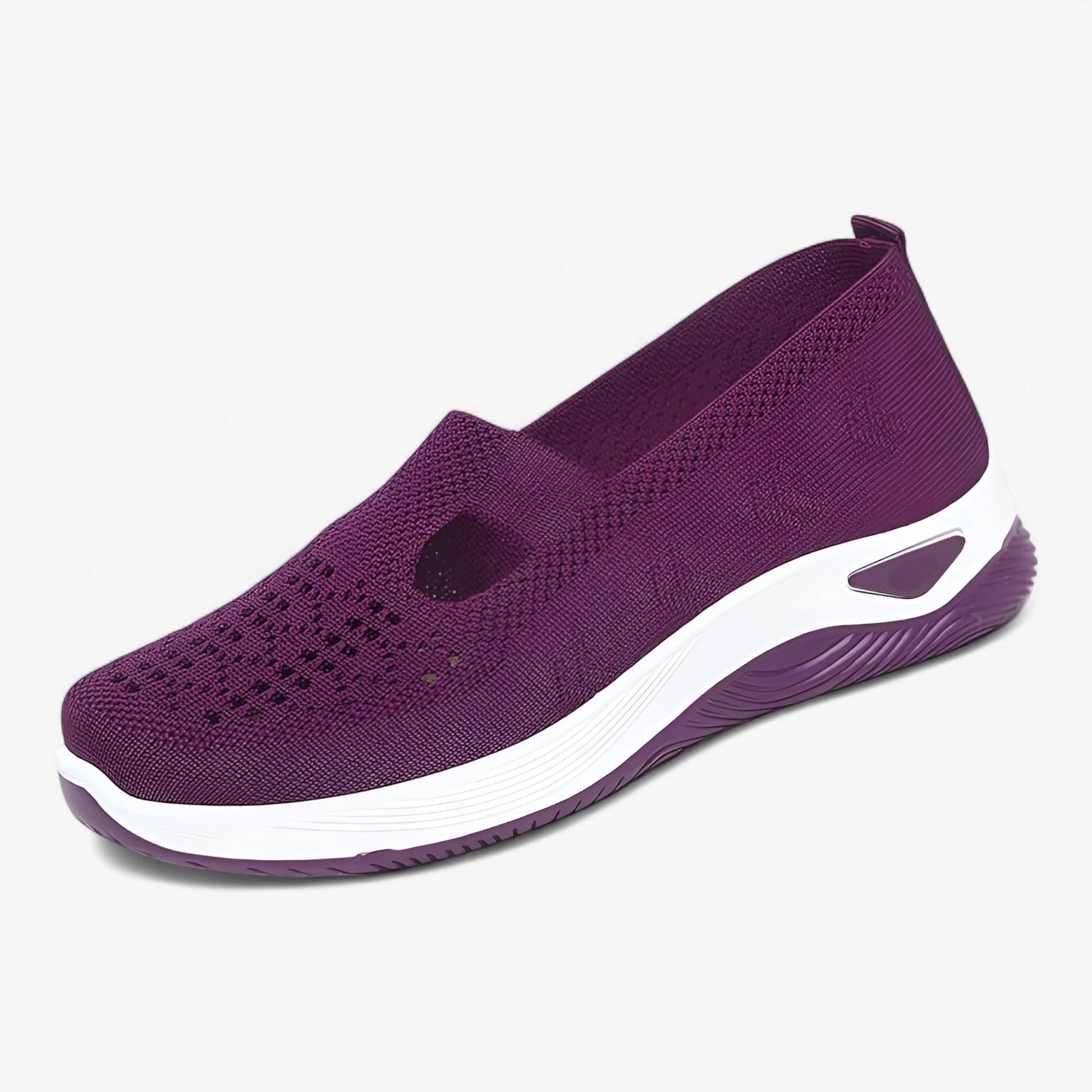 Slip In Sko med Stødabsorberende Såler – Komfortable og Åndbare Slip-On Sko Kvinders sko Tech Butik Lilla 35