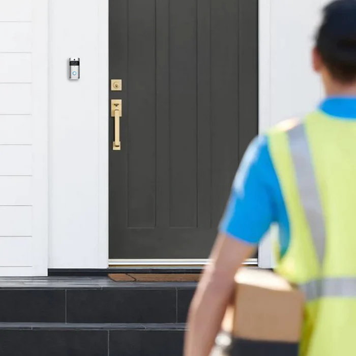 Trådløs Dørklokke – Smart Video Dørklokke med HD Kamera & Bevægelsesdetektion Smart Home Sikkerhedskameraer Tech Butik