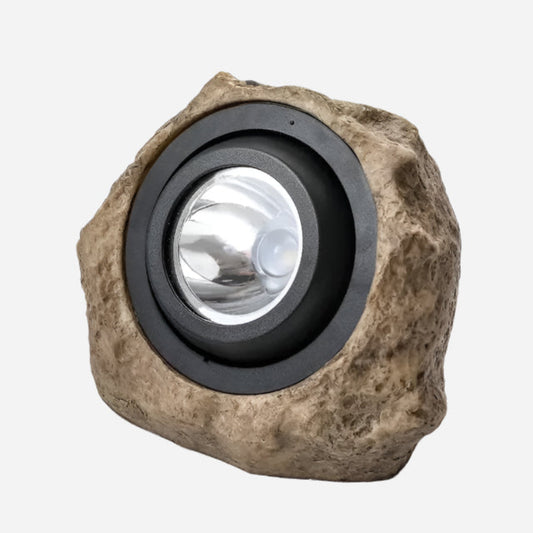 Solcelledrevet Udendørs Lampe i Stenlook med LED Light Tech Butik Granit 1