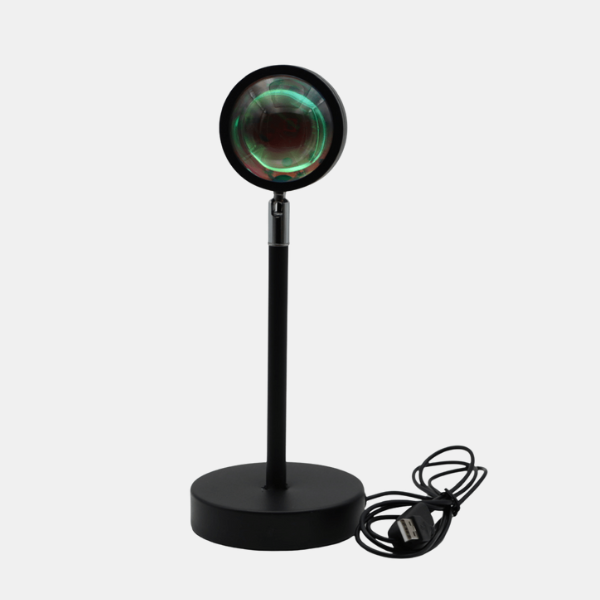 Solnedgangsprojektionslampe med Justerbar Atmosfære til Æstetisk Rumindretning Belysning Tech Butik