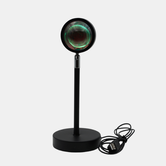 Solnedgangsprojektionslampe med Justerbar Atmosfære til Æstetisk Rumindretning Belysning Tech Butik