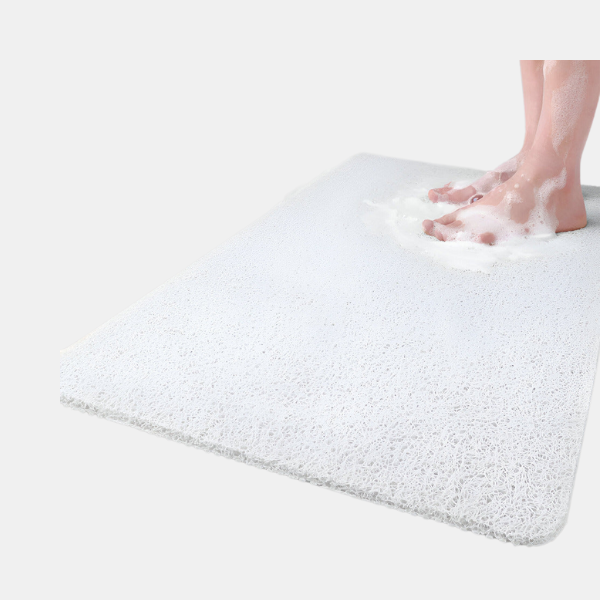 Sororia Anti-Skrid Brusemåtte med Blød Fodstøtte for Badeværelses Sikkerhed og Komfort Badeværelsesmåtter og tæpper Tech Butik Hvid 40x60cm