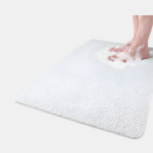 Sororia Anti-Skrid Brusemåtte med Blød Fodstøtte for Badeværelses Sikkerhed og Komfort Badeværelsesmåtter og tæpper Tech Butik Hvid 40x60cm