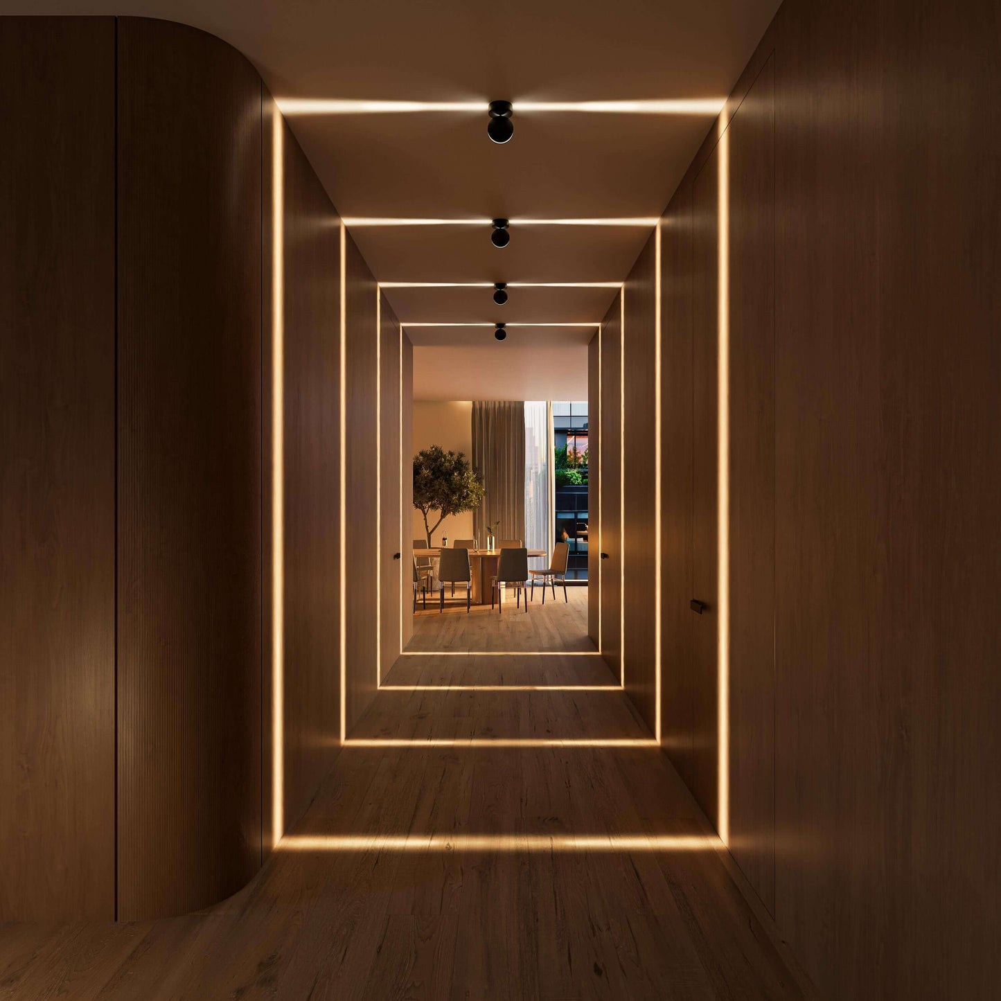 Moderne LED Væglampe – Energieffektiv Stemningsbelysning Ceiling lights Tech Butik