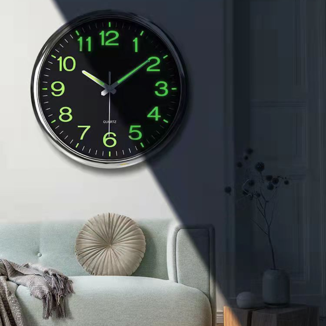 Stort LED display oplyst vægur Ure Tech Butik
