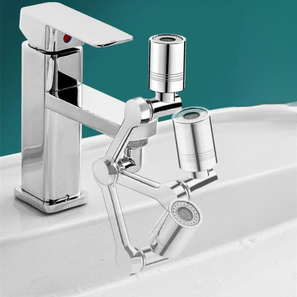 360° Drejelig Vandhane Forlænger – Universal Pasform til Nem Vask Faucet Tech Butik