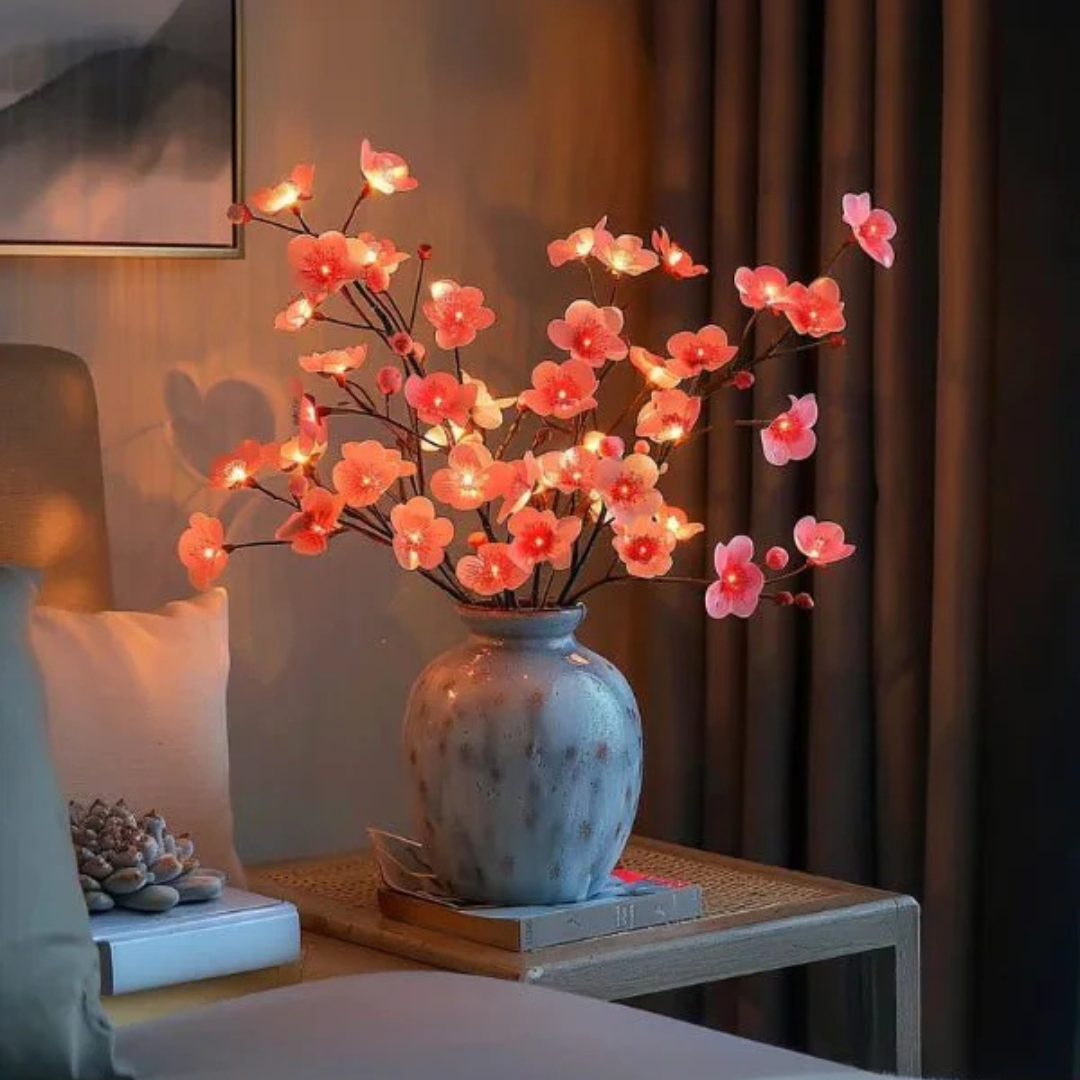 Blomsterlys Blossoms omfavnelse - Naturens charme til at lyse dit hjem op home decor Tech Butik