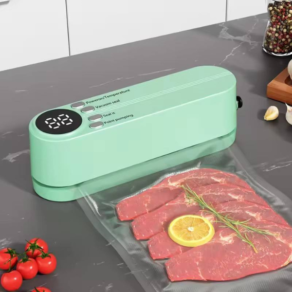 Bærbar 3-i-1 Trådløs Mini Vakuumforsegler – Forsegl, Opbevar & Bevar med Lethed Kitchen Gadgets Tech Butik