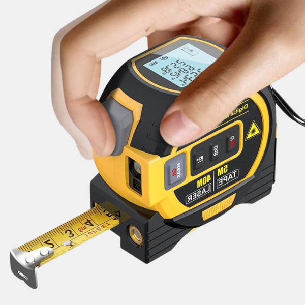 3-i-1 Laser Målebånd – Præcist Måleværktøj til Afstand Measuring Tools Tech Butik