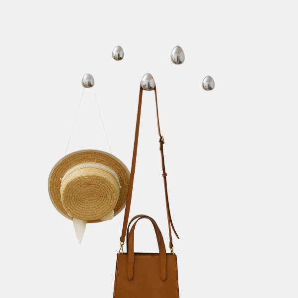 Raindrop Chrome Vægkroge – Slank og Holdbar Hængeløsning til Moderne Interiør Home Tech Butik