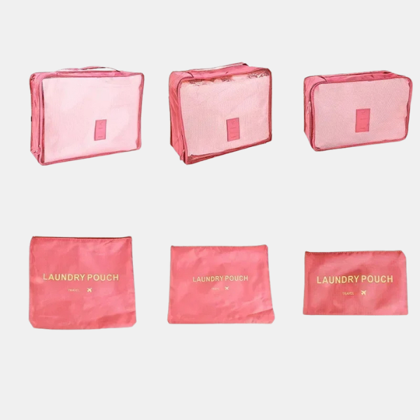 Rejsetaske Organizer Sæt – 6 dele, Vandtæt & Kompakt Design Storage & Organization Tech Butik