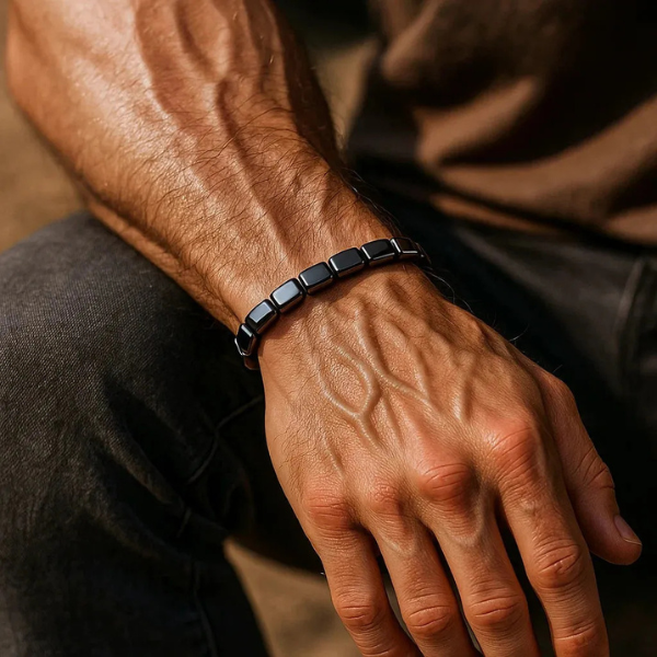 Herre Hematit Armbånd – Elegant Styrke & Stilfuld Energi Bracelets Tech Butik
