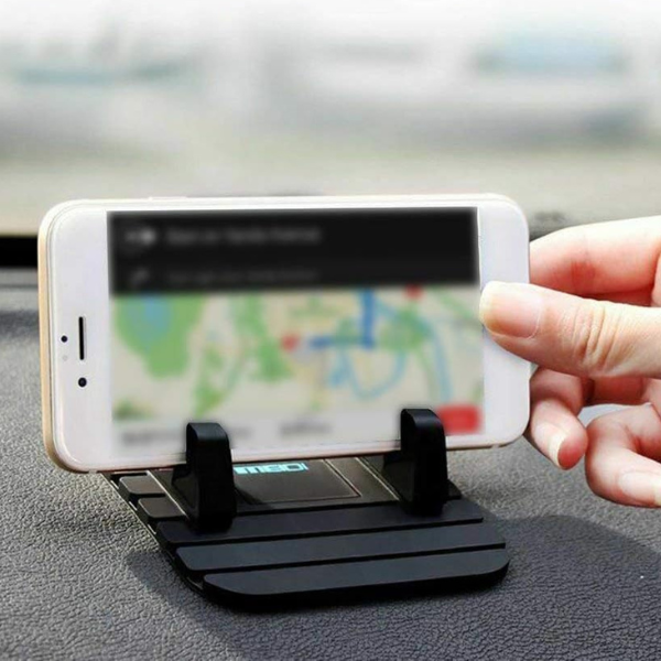 Skridsikker Telefonholder – Sikker Fastgørelse til Dit Bilinstrumentbræt Phone Security Holder Tech Butik