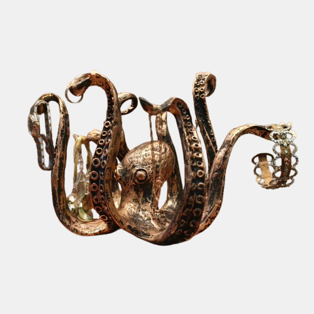 Rustik Blæksprutte Krusholder – Unik Opbevaring med Nautisk Charme Mugs Tech Butik