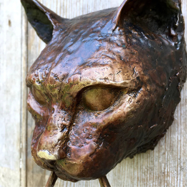 Håndlavet Væghængt Dørklokke – Unik Dekorativ Skulptur Door knocker Tech Butik