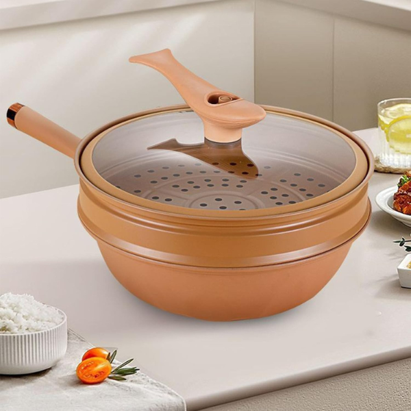 Mikrotryks Non-Stick Madlavnings Gryde – Lav hurtigere, sundere og mere velsmagende måltider Kitchen & Dining Tech Butik