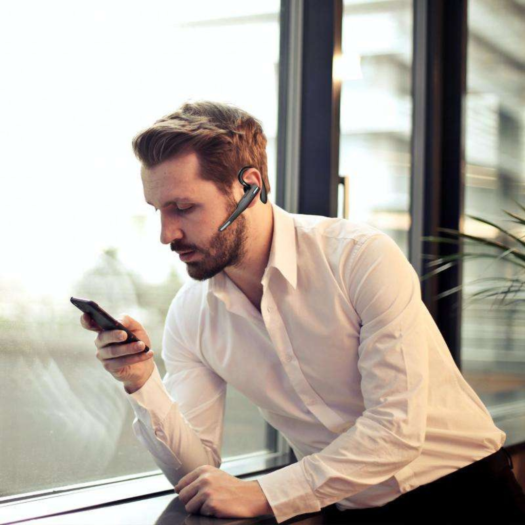 Trådløs Mikrofon med Støjdæmpende Headset – Klar Håndfri Lyd Electronics & Gadgets Tech Butik