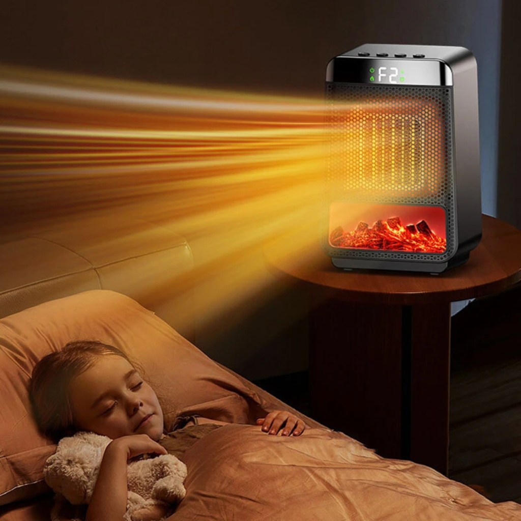 Elektrisk Varmeovn – Kompakt og Kraftfuld Varme til Hygge og Komfort Heater Tech Butik