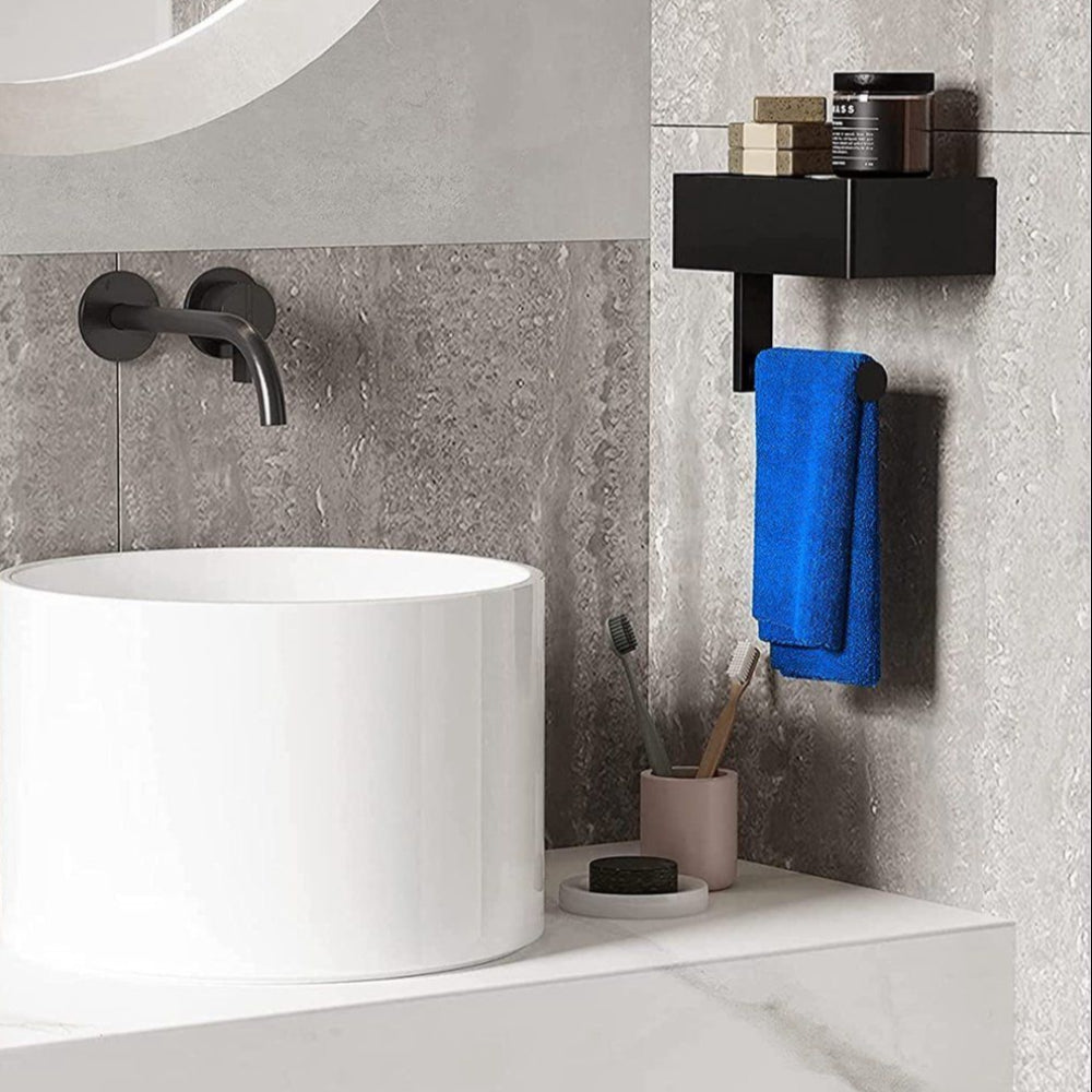 Toiletpapirholder i Rustfrit Stål med Opbevaringsplads Toiletrulleholder Tech Butik