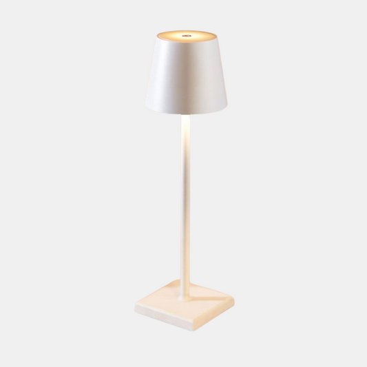 Trådløs Genopladelig Bordlampe – Moderne & Bærbar Belysning Belysning Tech Butik Hvid